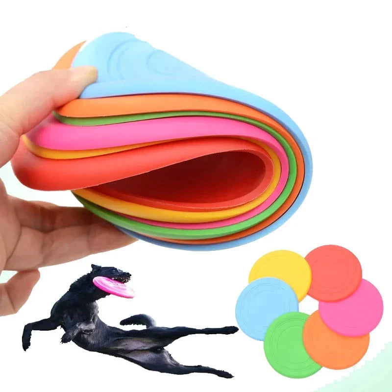Disco de silicone - brinquedo para pet - Mundo Magazine