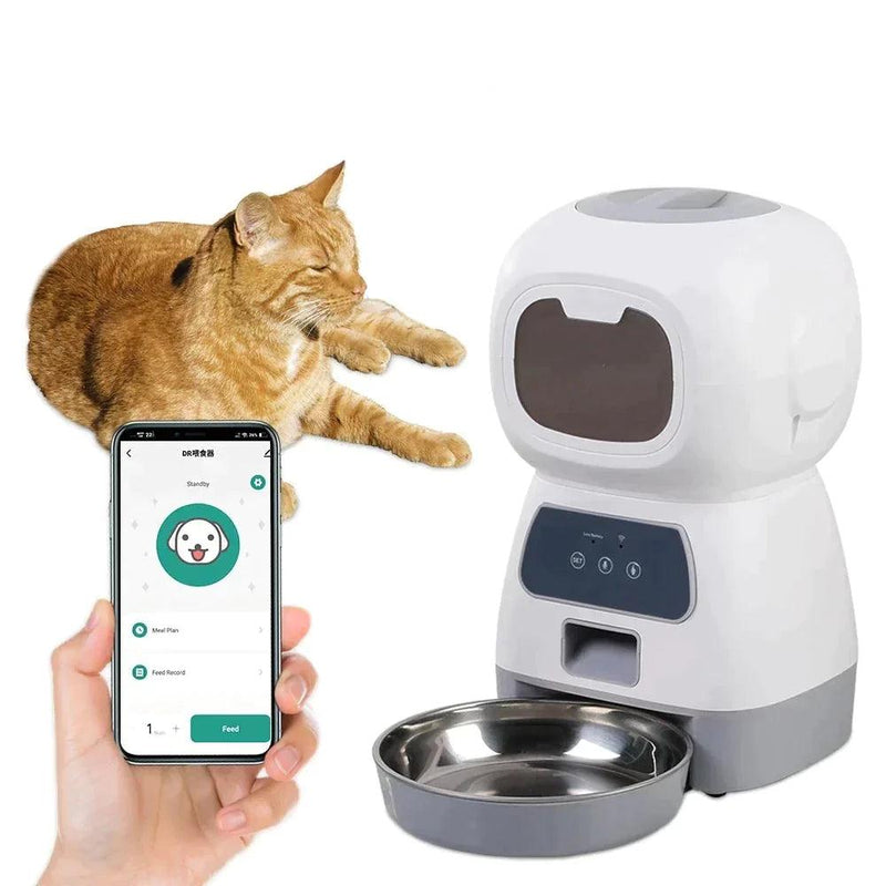 Alimentador Automático para Cães e Gatos - Mundo Magazine
